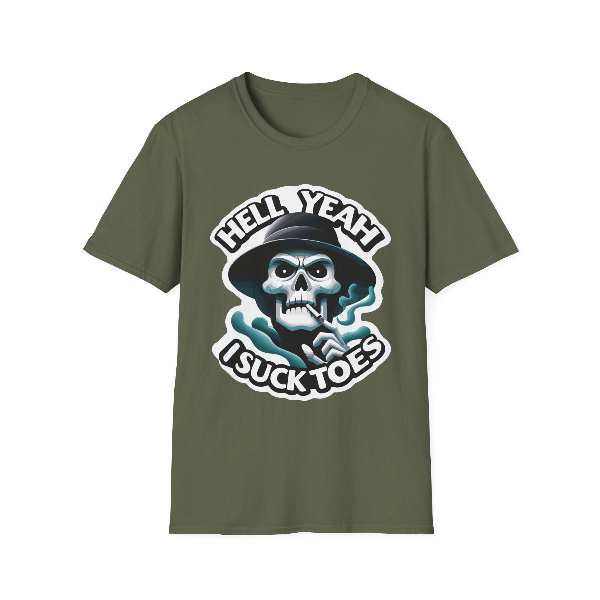 Hell Yeah I Suck Toes | Funny Adult Humor Raunchy Fetish Gift T-Shirt