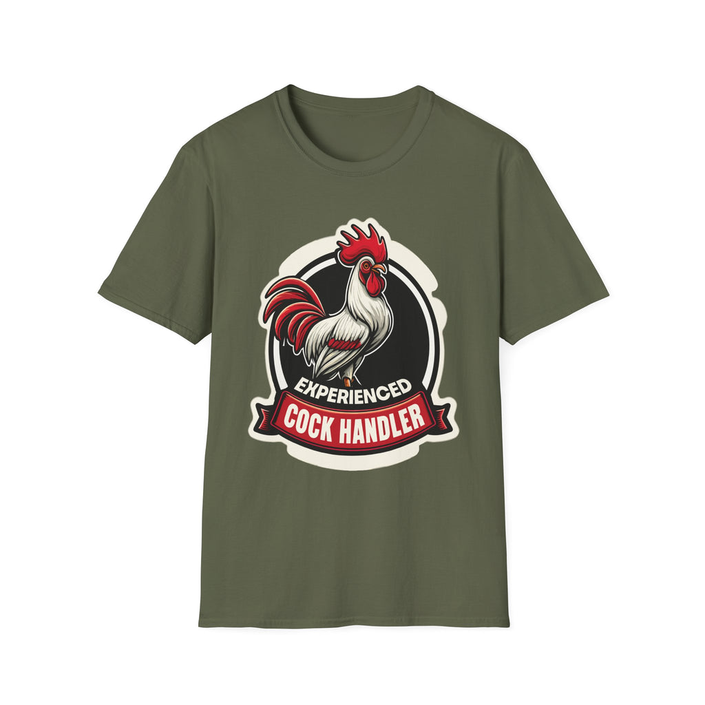 Experienced Cock Handler | Funny Raunchy Adult Humor T-Shirt
