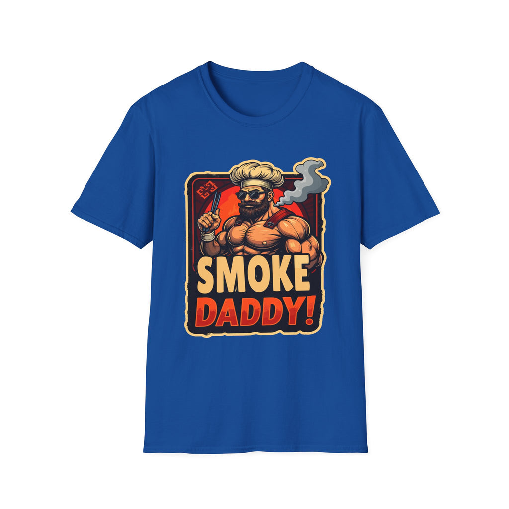 Smoke Daddy | Funny BBQ Pitmaster Grilling Smoker Dad Gift T-Shirt
