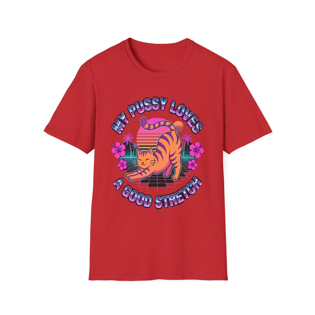 My Pussy Needs A Good Stretching | Funny Adult Humor Raunchy Gag Gift for Her T-Shirt