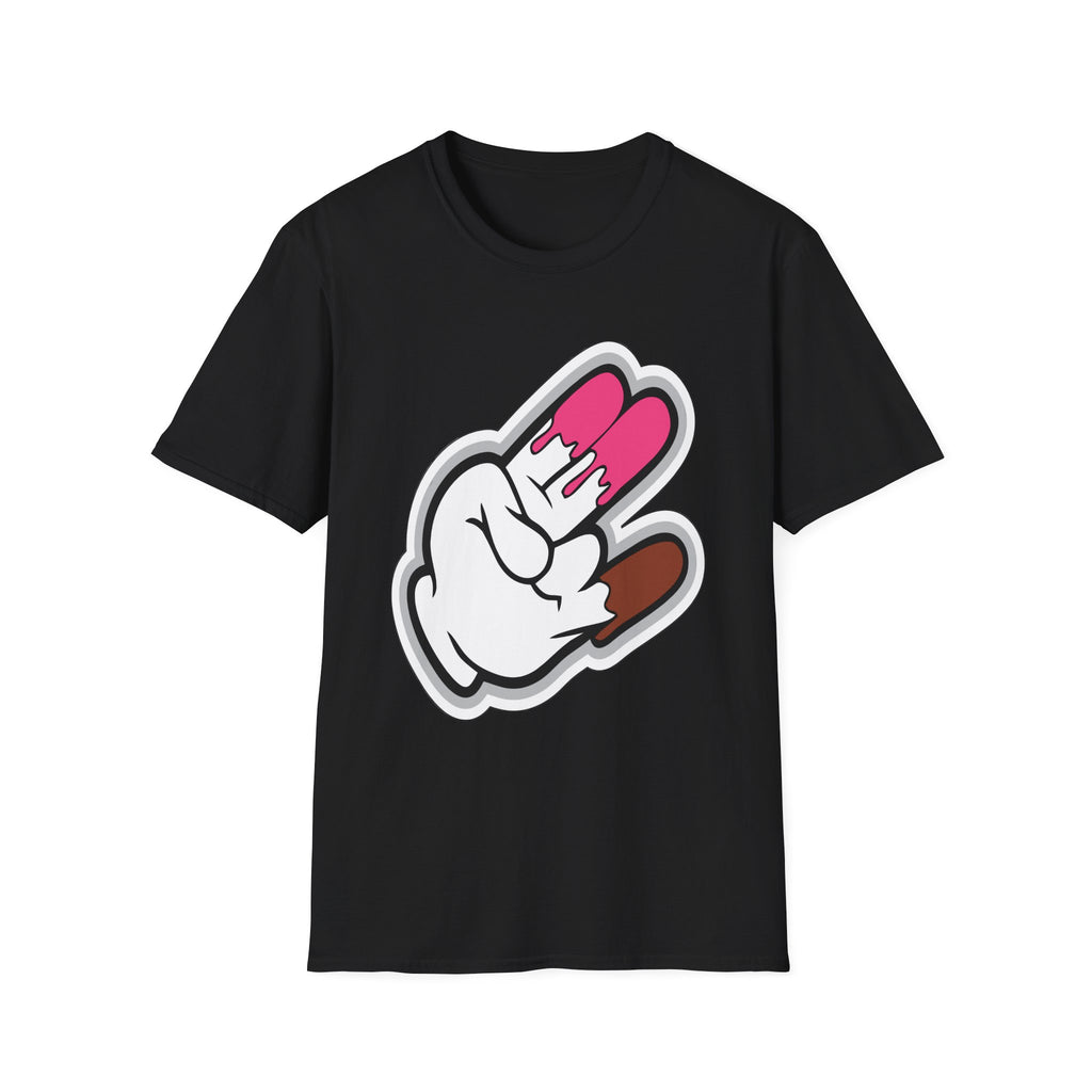 2 In The Pink 1 In The Stink | Funny Shocker Hand Gesture Raunchy Adult Humor Gift T-Shirt