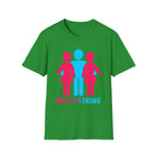 Multitasking Swinger 3 Some | Funny Raunchy Threesome Polyamory Lifestyle Throuple Gift T-Shirt