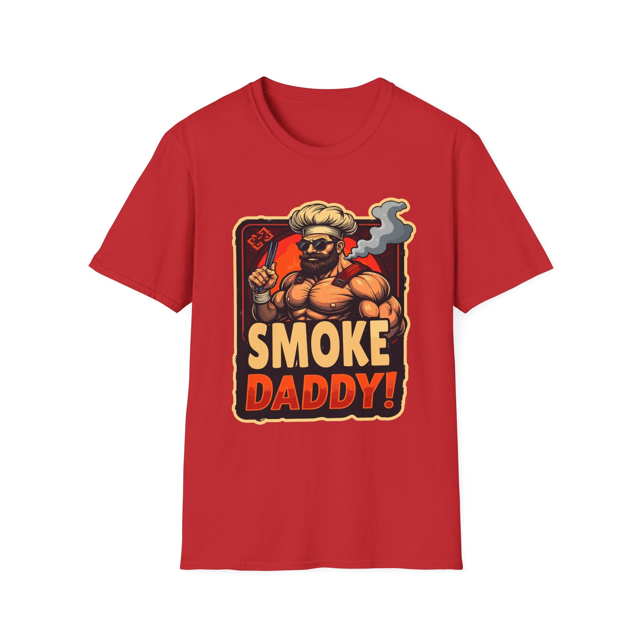 Smoke Daddy | Funny BBQ Pitmaster Grilling Smoker Dad Gift T-Shirt