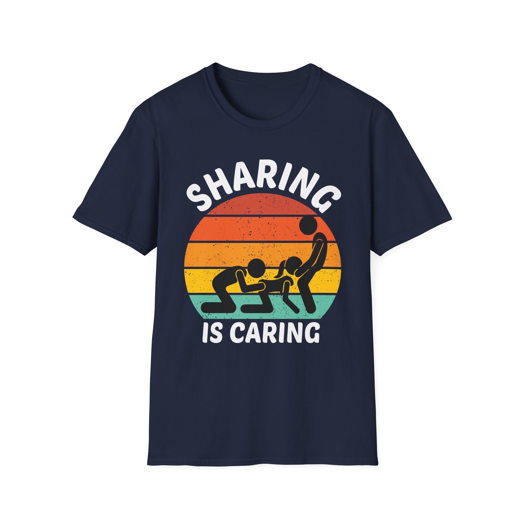 Sharing Is Caring Swinger | Funny Adult Humor Lifestyle Gift for Couples T-Shirt