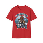 Certified Cougar Tamer | Funny Adult Humor Raunchy Gift for Him T-Shirt