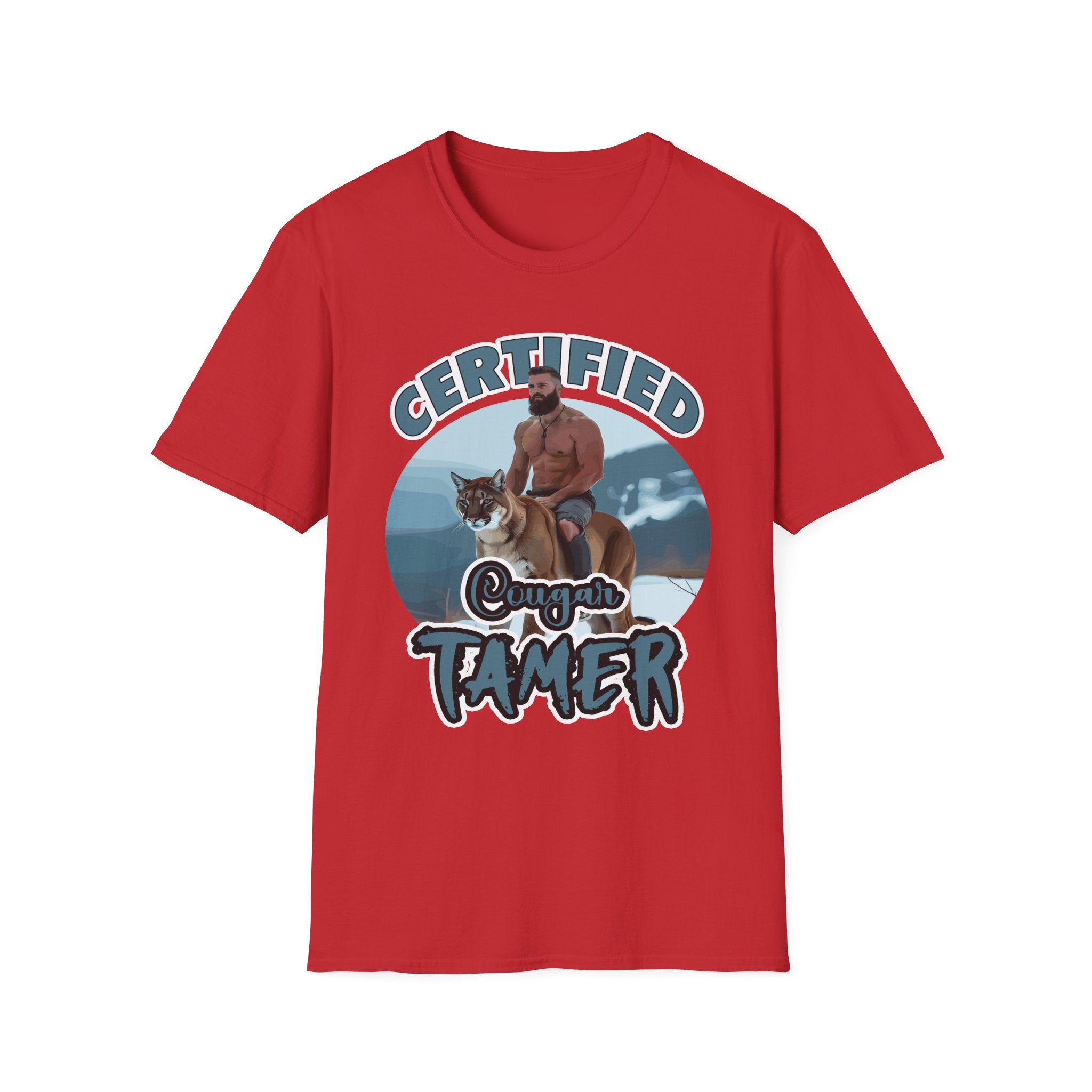Certified Cougar Tamer | Funny Adult Humor Raunchy Gift for Him T-Shirt