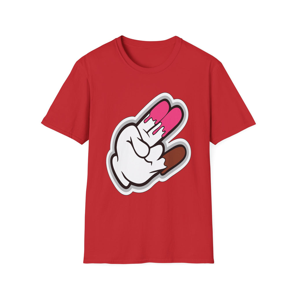 2 In The Pink 1 In The Stink | Funny Shocker Hand Gesture Raunchy Adult Humor Gift T-Shirt