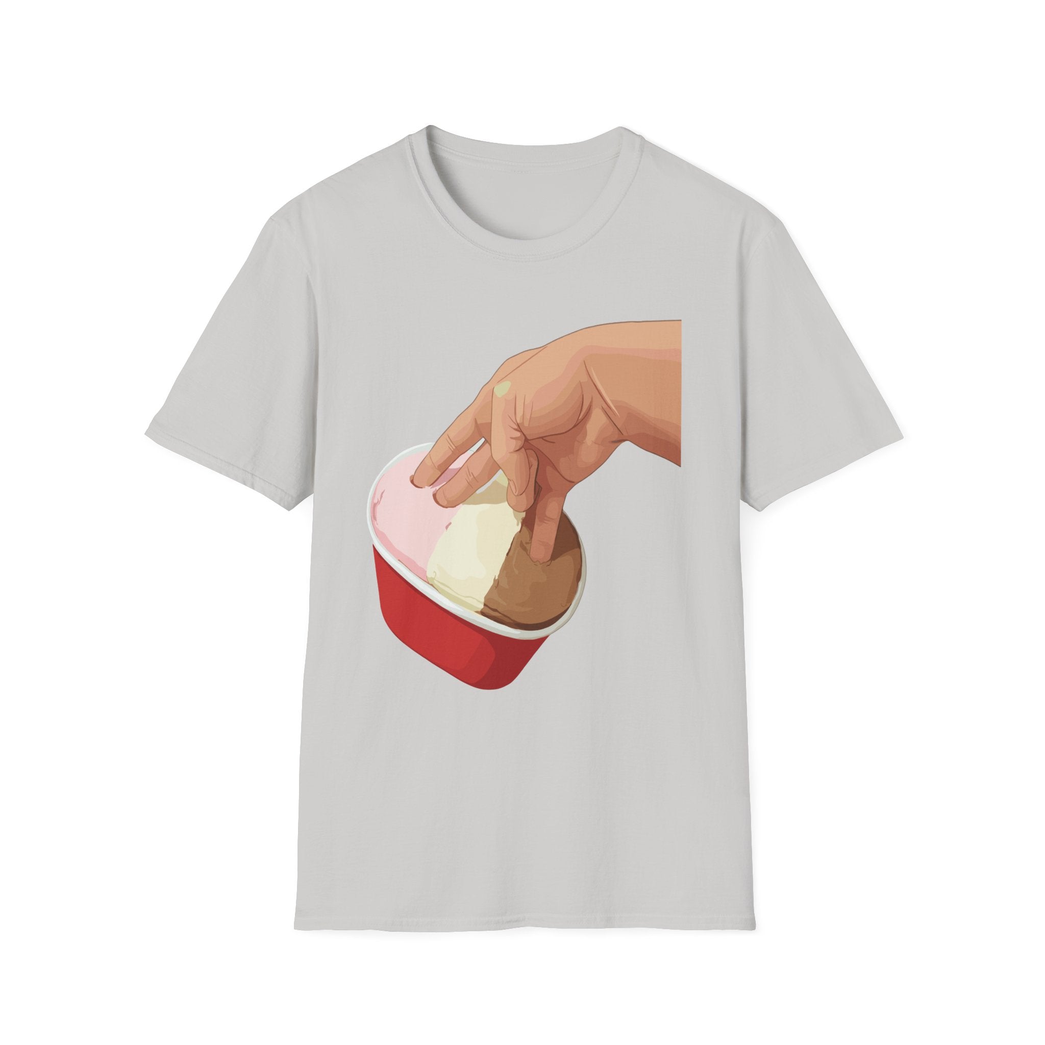 2 In The Pink 1 Stink Raunchy Ice Cream | Funny Adult Humor Gag Gift T-Shirt
