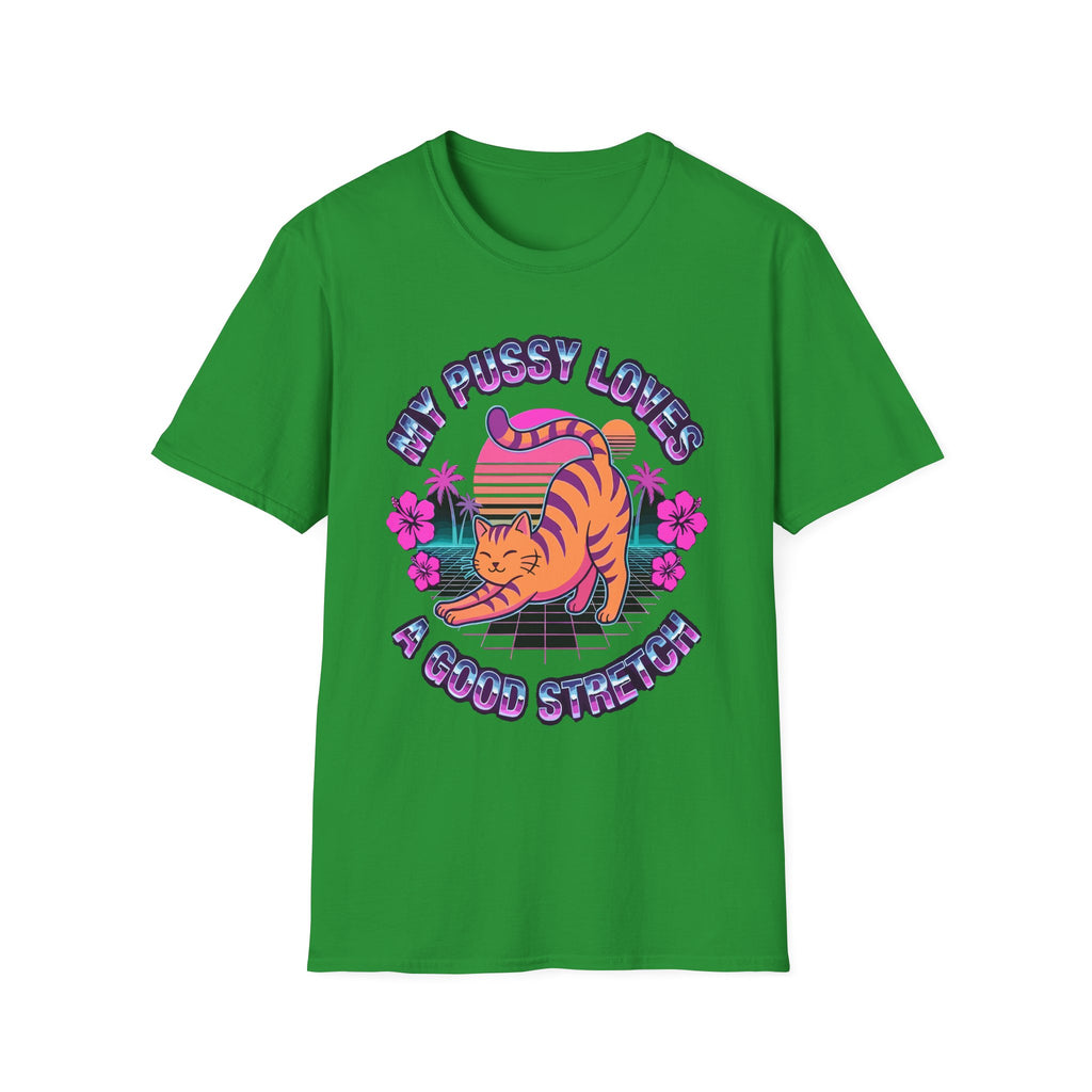 My Pussy Needs A Good Stretching | Funny Adult Humor Raunchy Gag Gift for Her T-Shirt