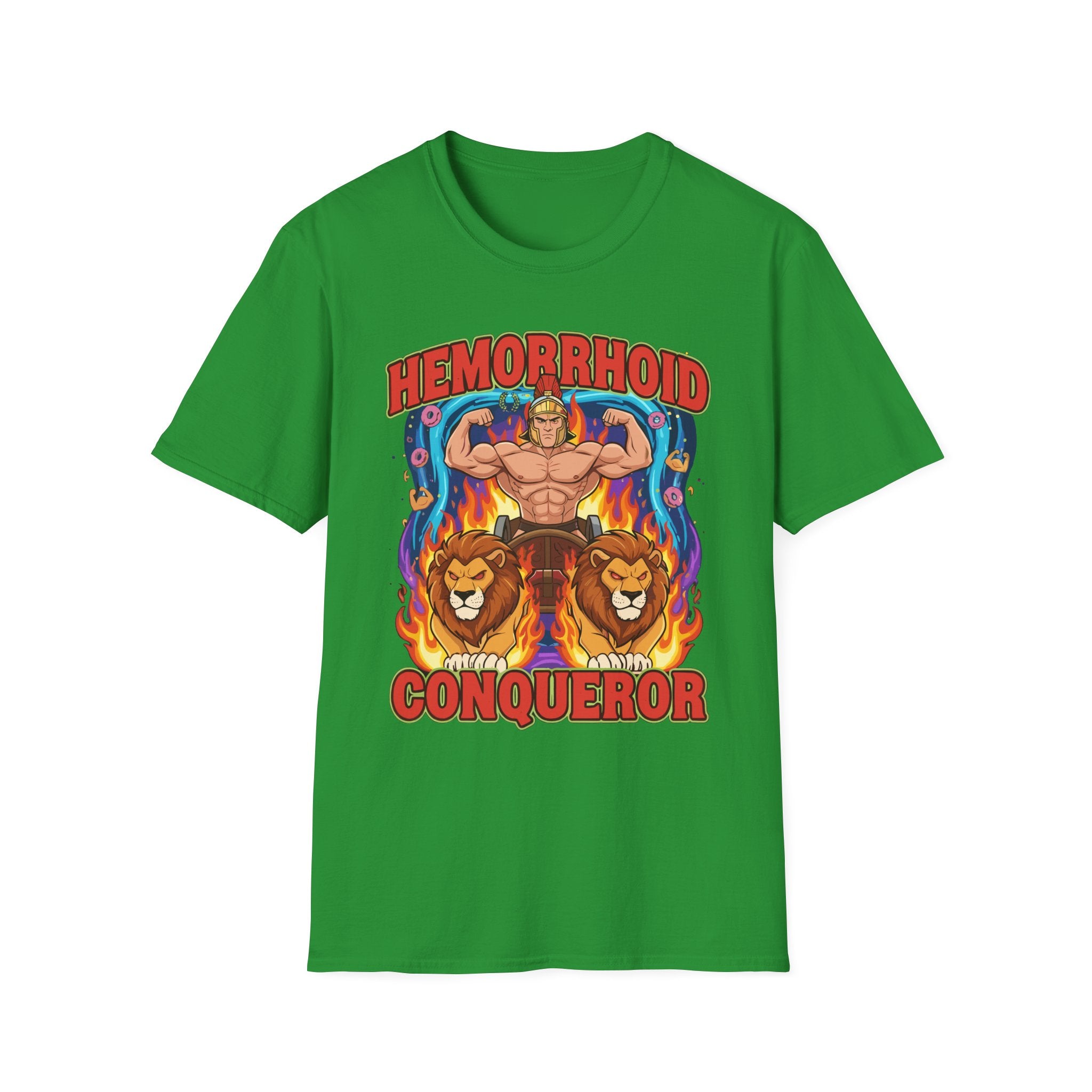 Hemorrhoid Conqueror | Funny Hemorrhoid Humor Gift for Men T-Shirt