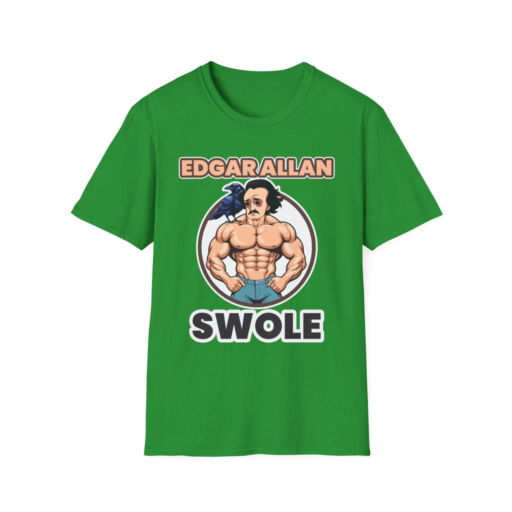 Edgar Allen Swole | Funny Literary Workout Shirt T-Shirt