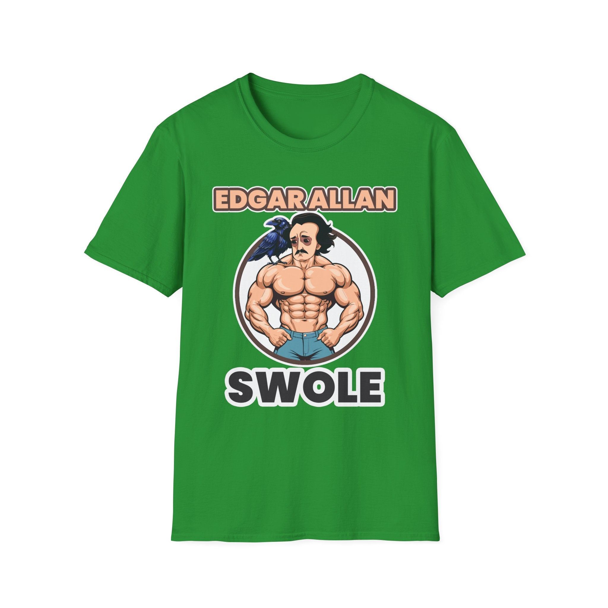 Edgar Allen Swole | Funny Literary Workout Shirt T-Shirt