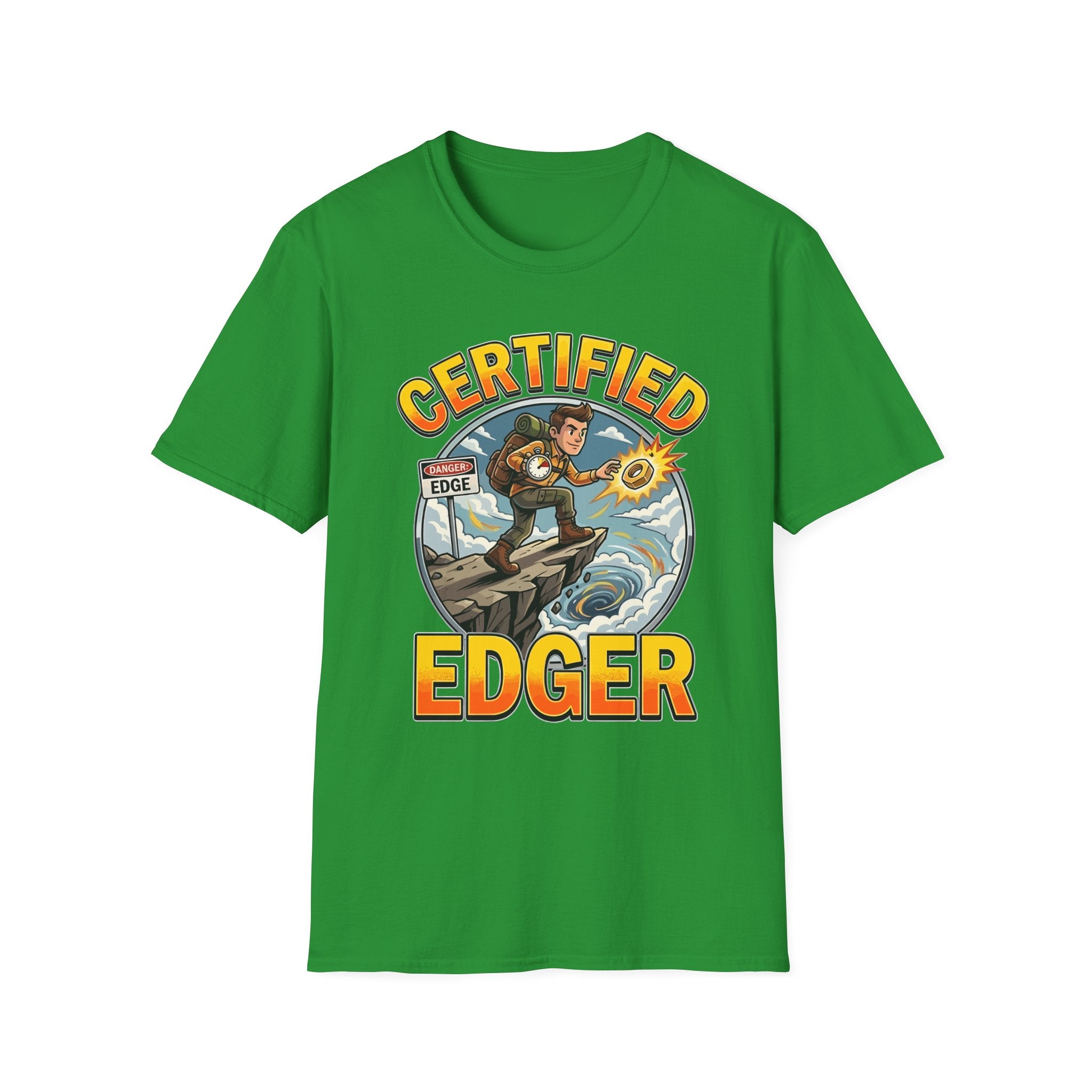 Certified Edger | Funny Adult Humor Raunchy Gift for Men T-Shirt