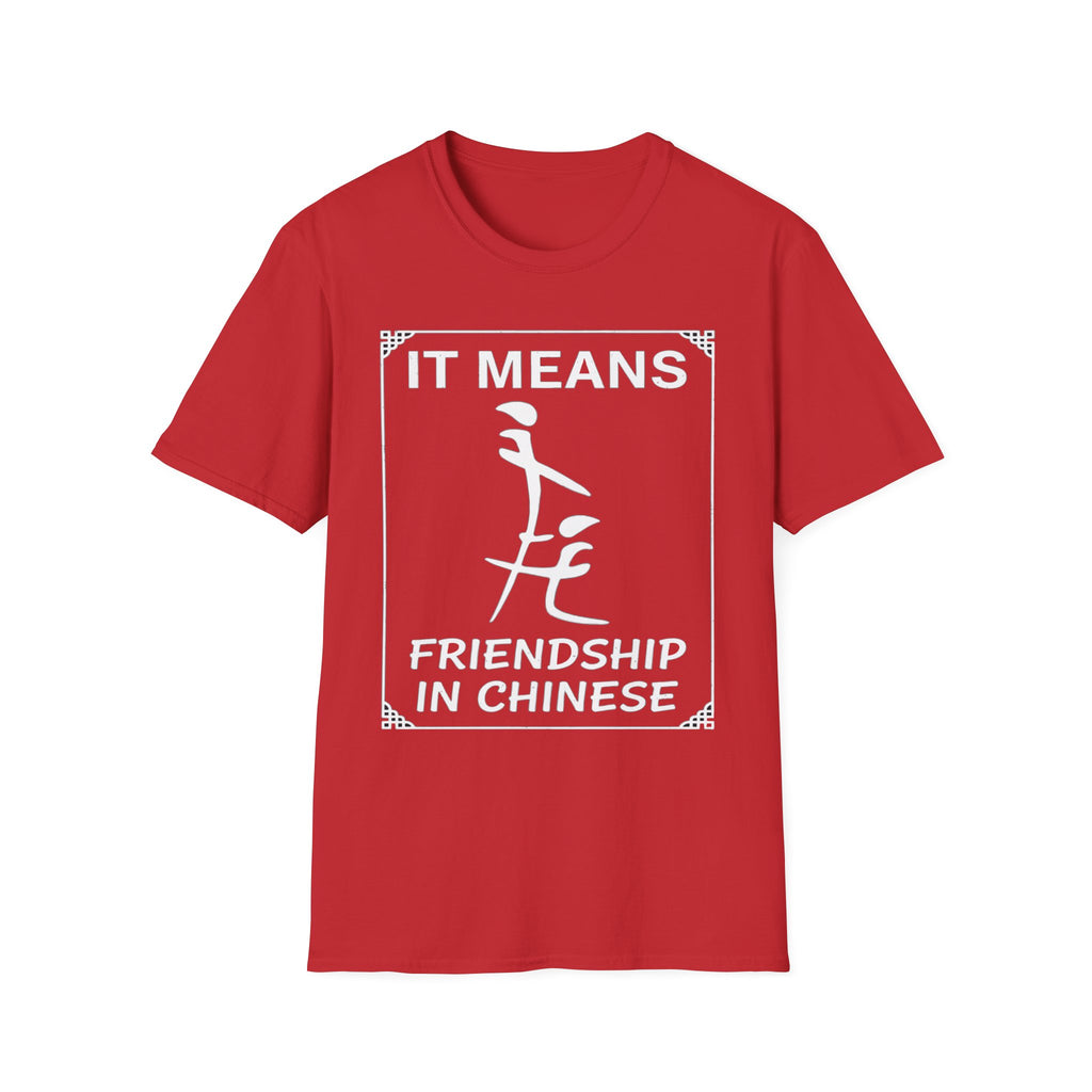 It Means Friendship In Chinese Raunchy Humor | Funny Adult Joke T-Shirt