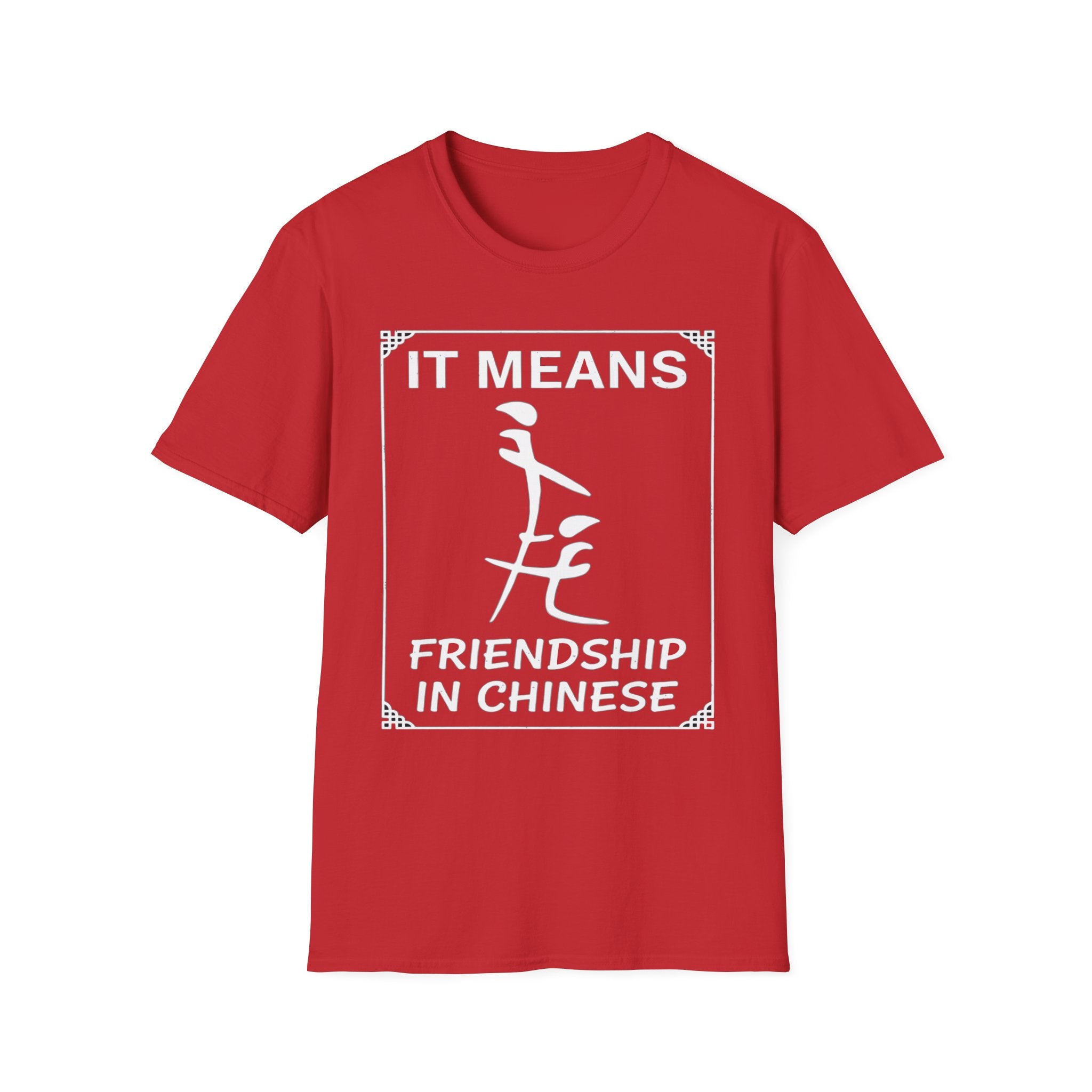 It Means Friendship In Chinese Raunchy Humor | Funny Adult Joke T-Shirt