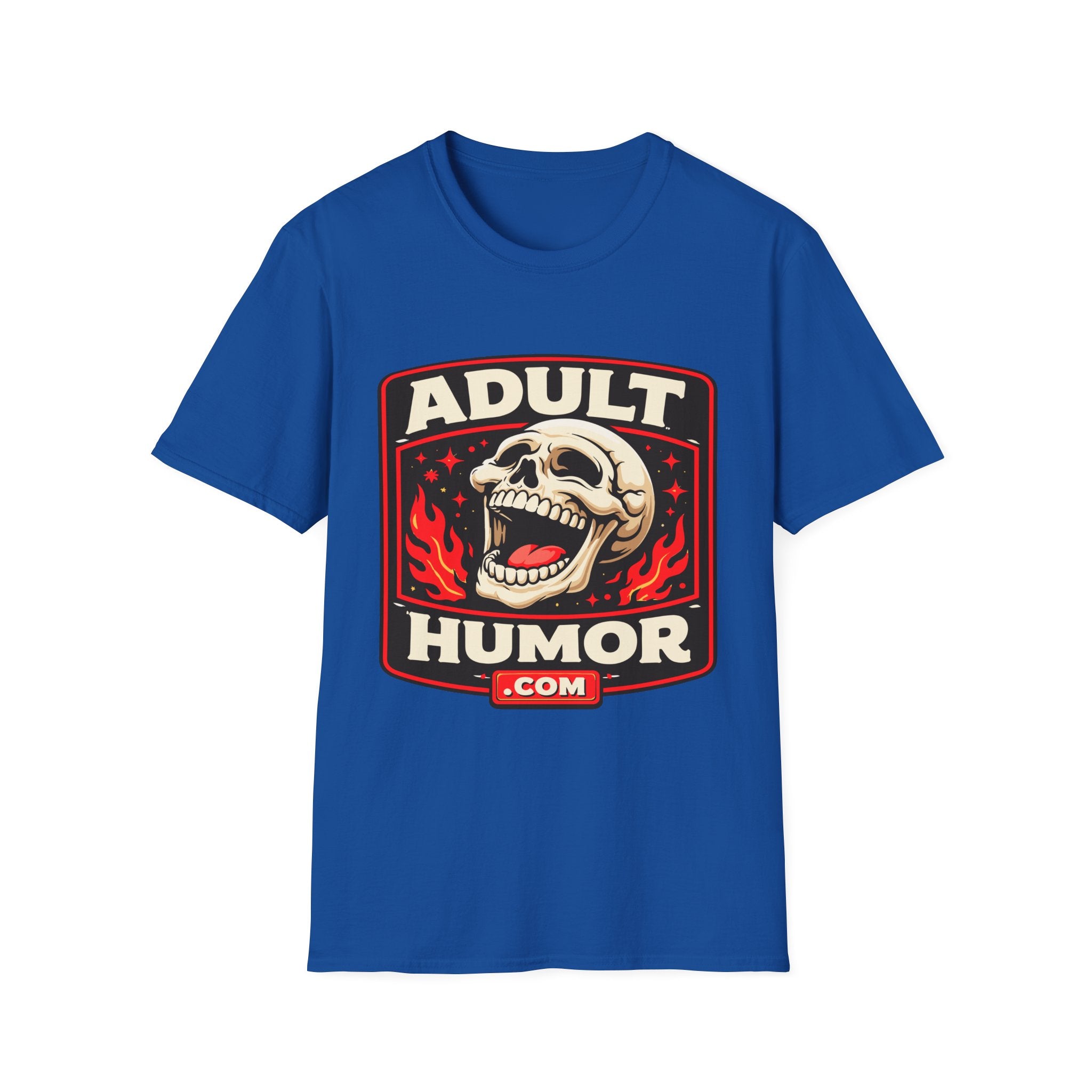 AdultHumor.com Official Brand Logo | Raunchy Comedy Website Merch T-Shirt