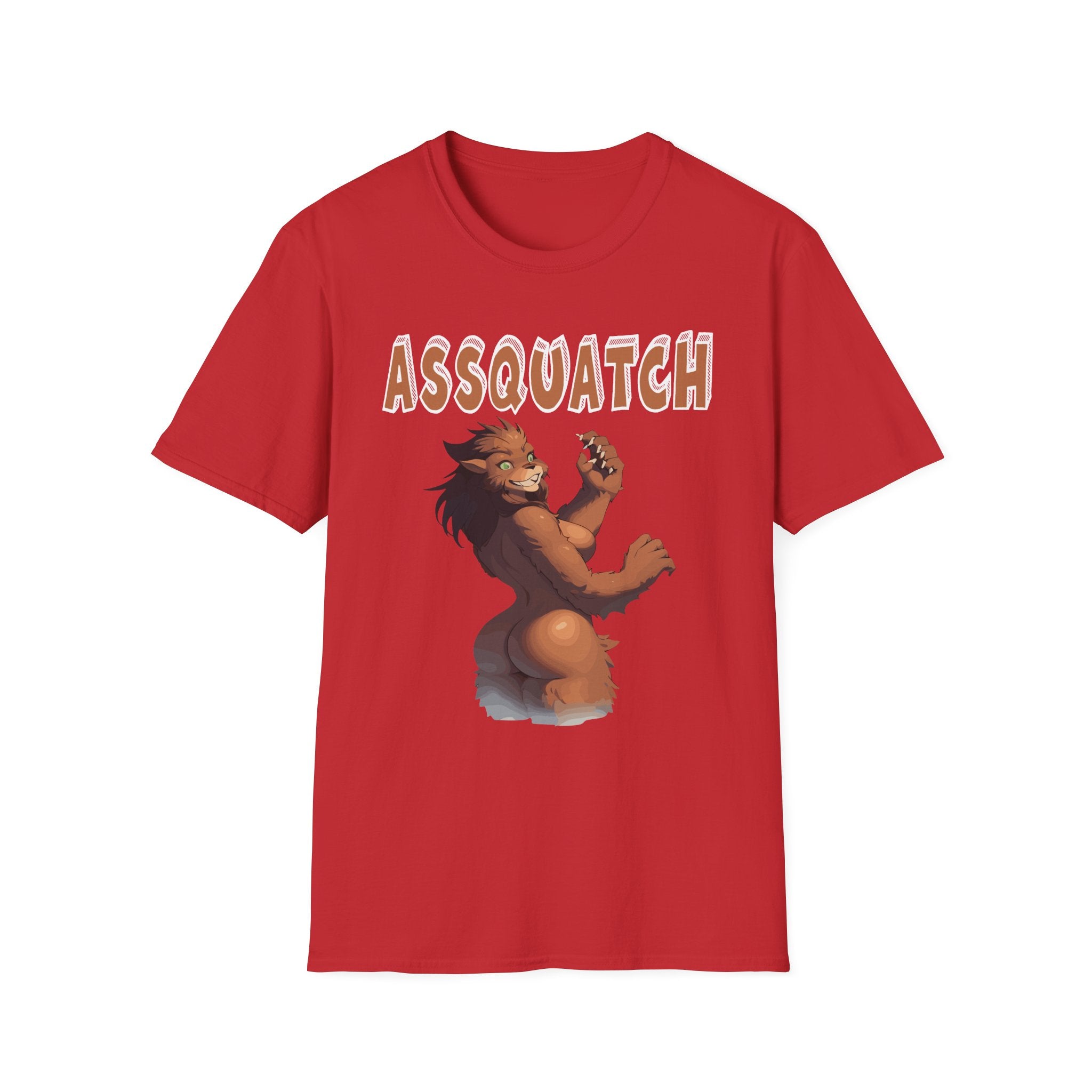 Assquatch | Funny Bigfoot Hairy Butt Cryptid Humor Gift T-Shirt