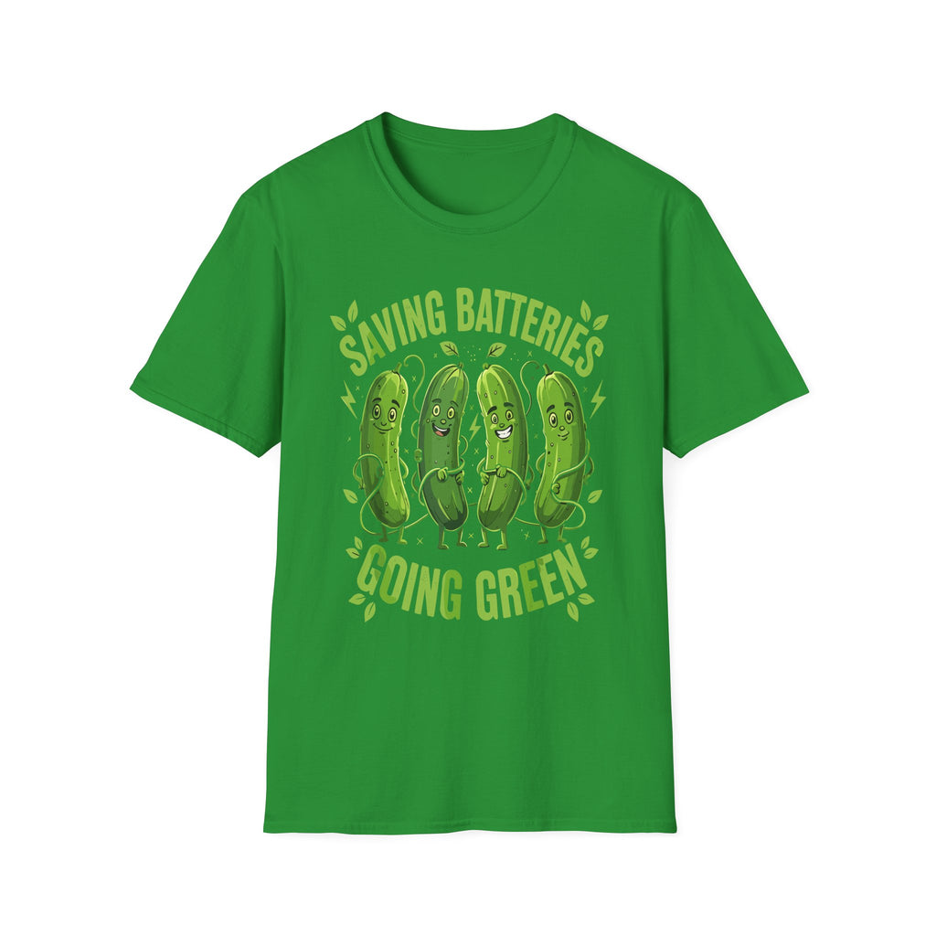 Saving Batteries Going Green Vibrator | Funny Adult Humor Shirt T-Shirt