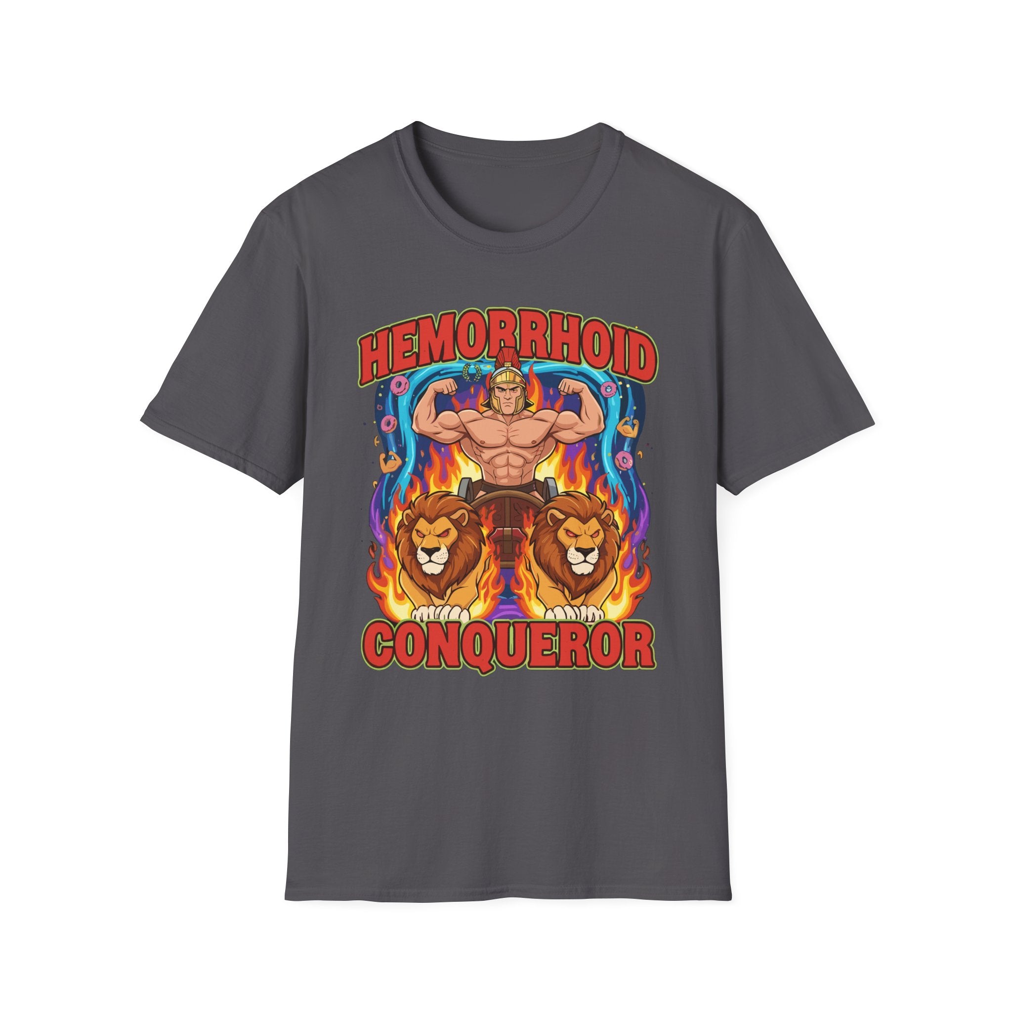 Hemorrhoid Conqueror | Funny Hemorrhoid Humor Gift for Men T-Shirt