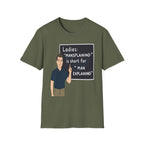 Ladies Mansplaining Is Short For Man Explaining | Funny Adult Humor Sarcastic Gift T-Shirt