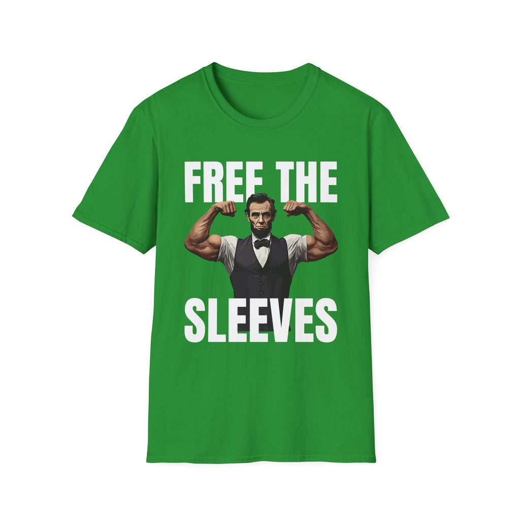 Free The Sleeves | Funny Gym Workout Muscle Humor Gift T-Shirt