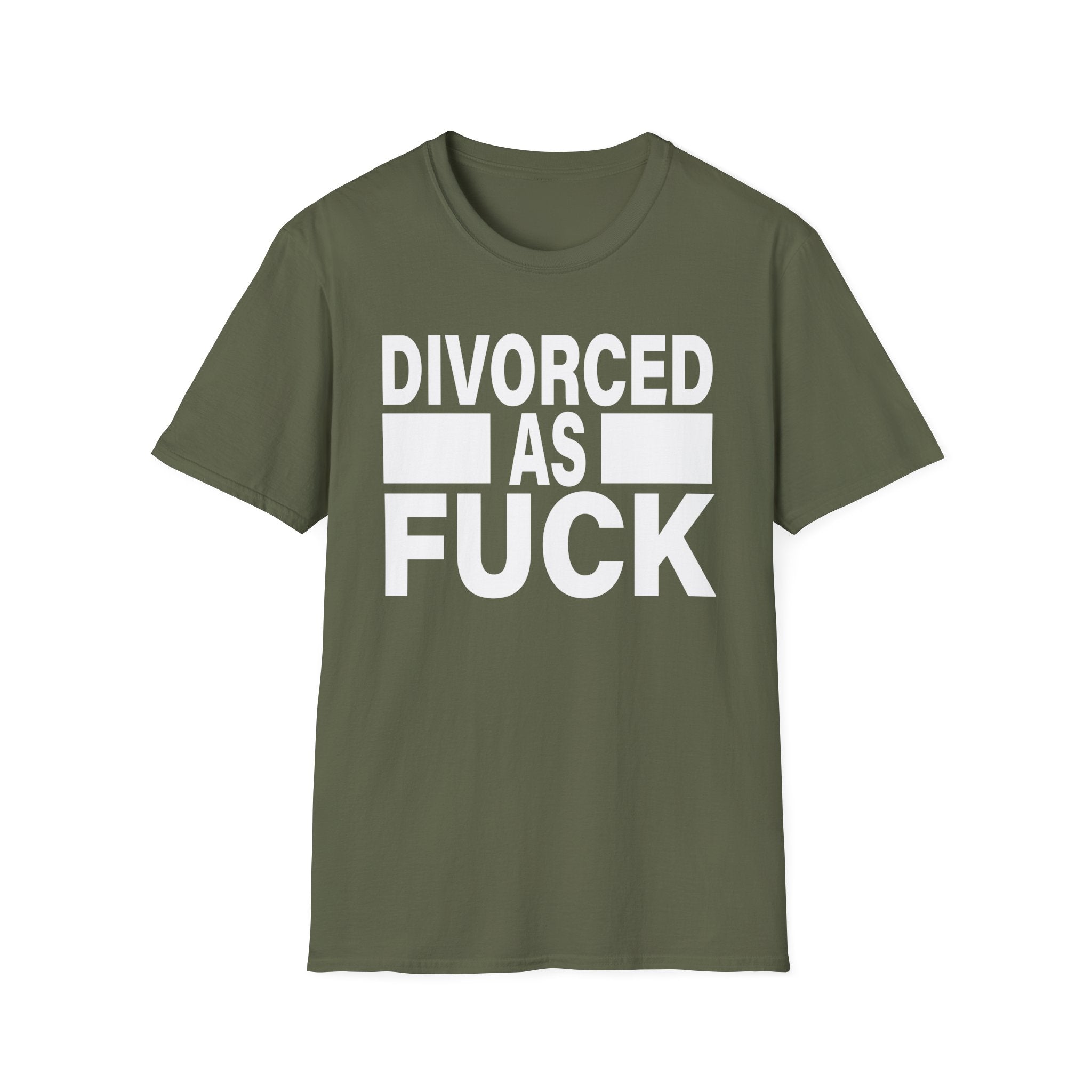 Divorced As Fuck | Funny Divorce Party Adult Humor Gift T-Shirt