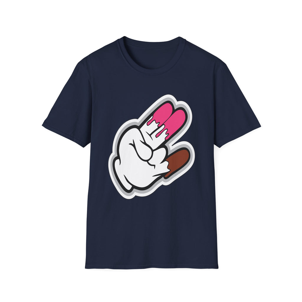 2 In The Pink 1 In The Stink | Funny Shocker Hand Gesture Raunchy Adult Humor Gift T-Shirt