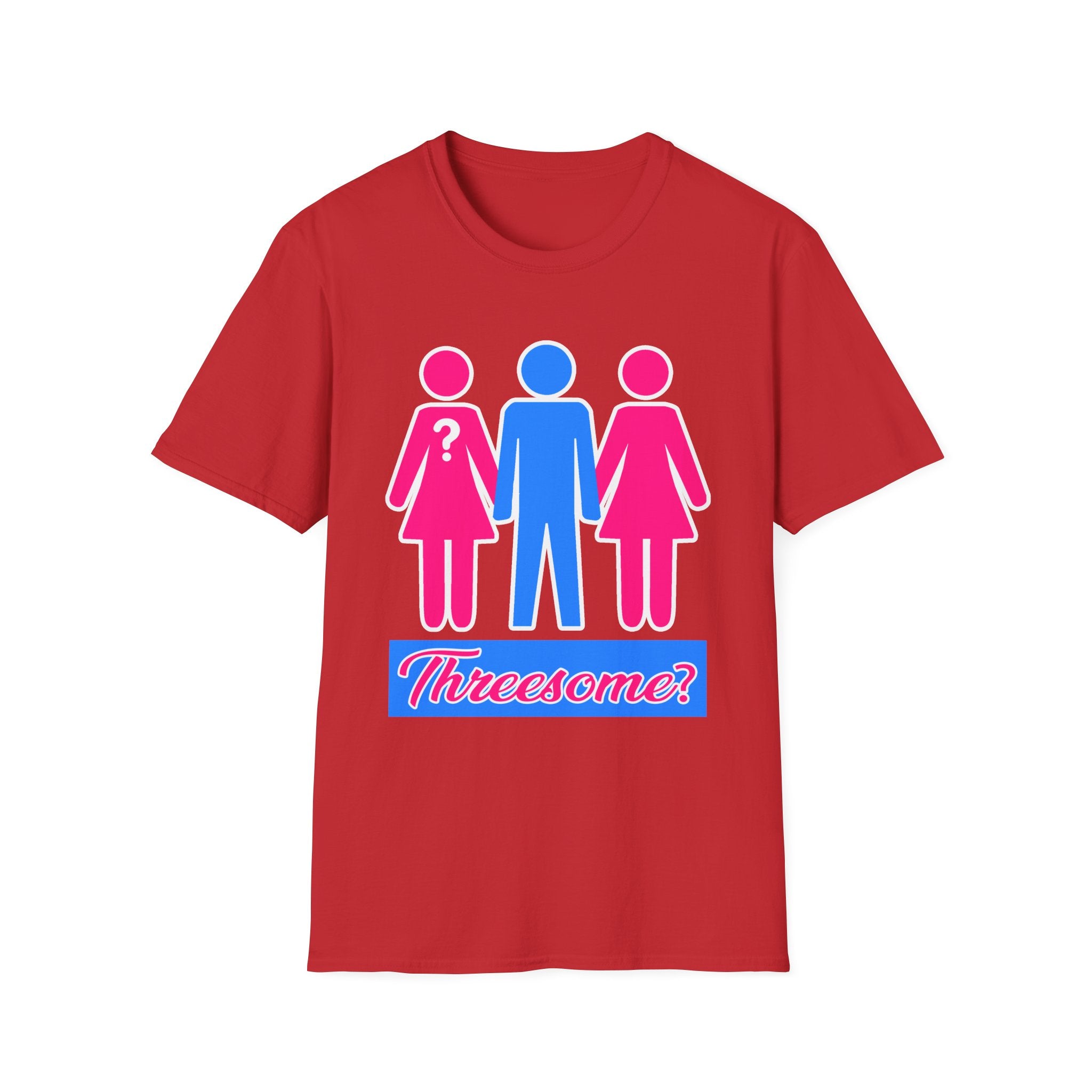 Threesome? | Funny Threesome Joke Adult Humor Gift for Couples T-Shirt