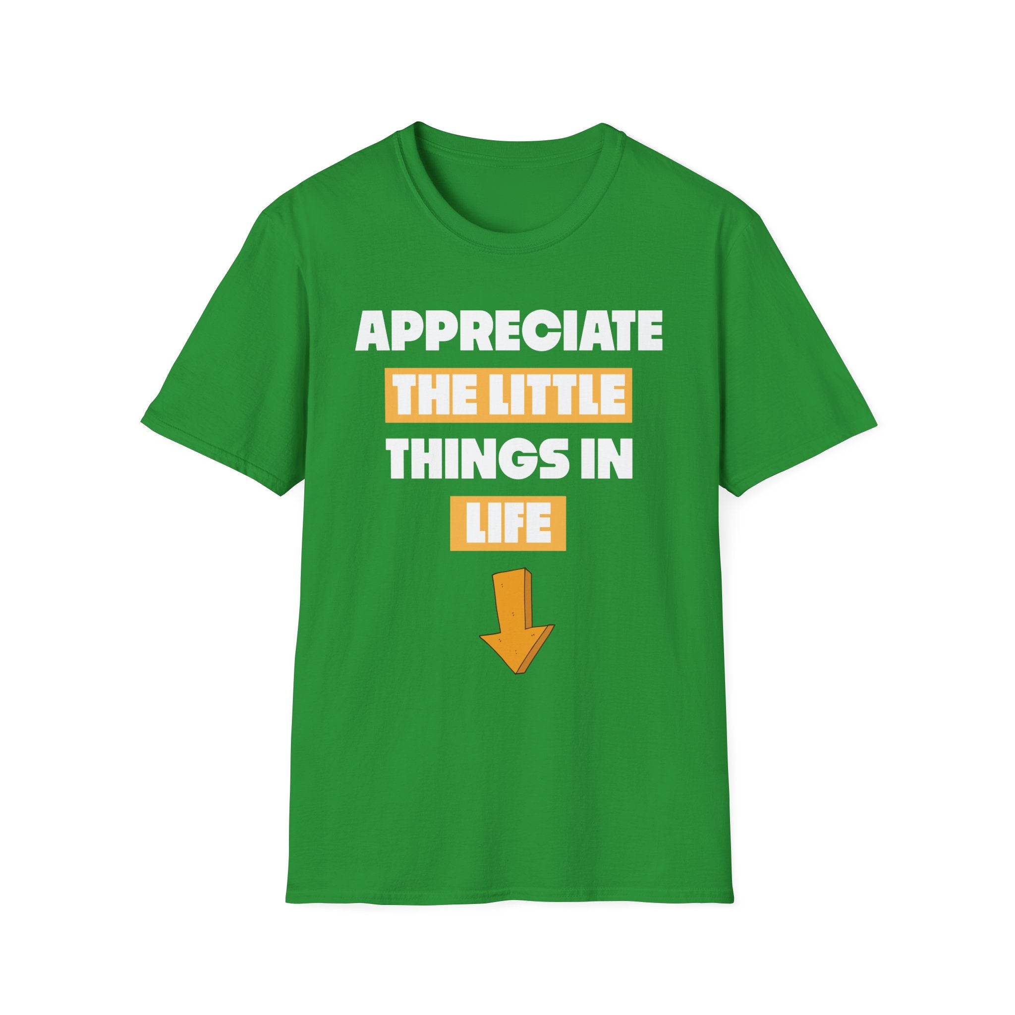 Appreciate The Little Things In Life | Funny Small Penis Sexual Innuendo Raunchy Gag Gift T-Shirt