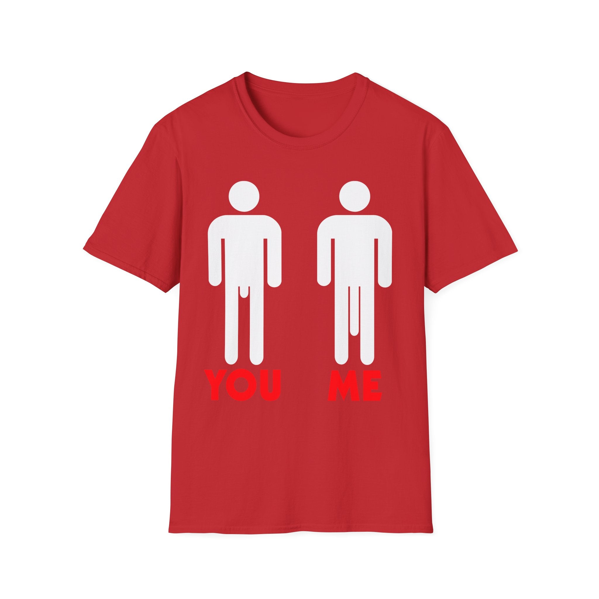 You vs Me Big Dick | Funny Adult Humor Raunchy Gag Gift for Men T-Shirt