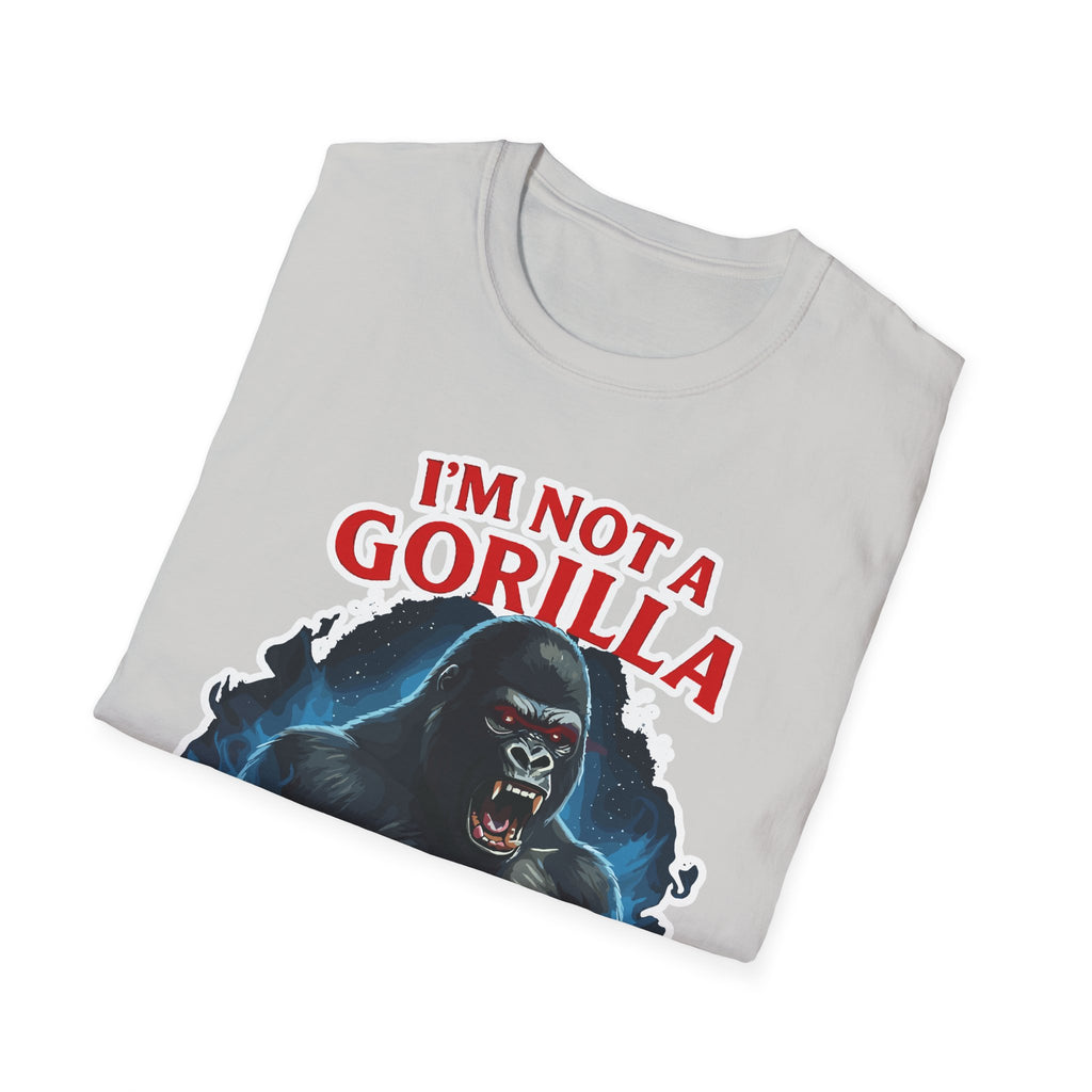 I'm Not A Gorilla But I Can Beat Off 100 | Funny Adult Humor Raunchy Gag Gift for Men T-Shirt