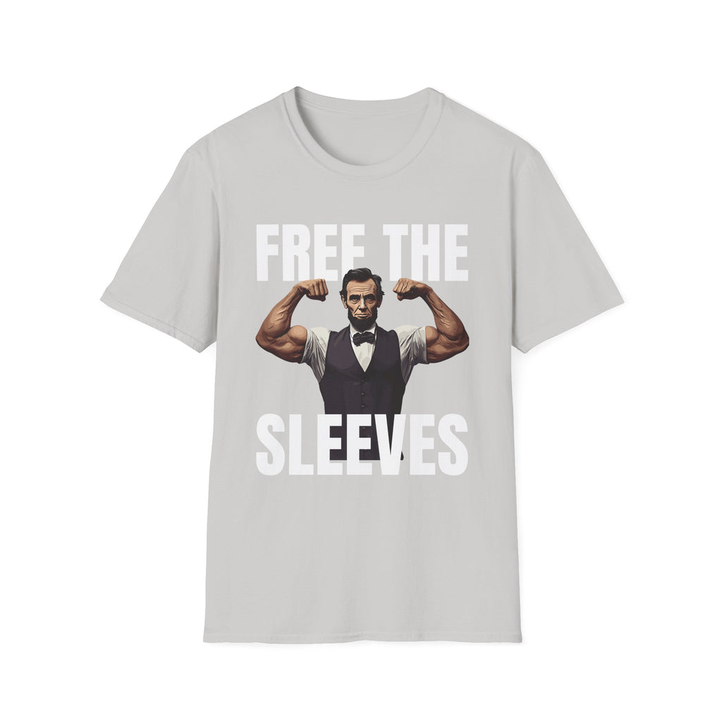 Free The Sleeves | Funny Gym Workout Muscle Humor Gift T-Shirt