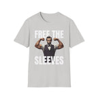 Free The Sleeves | Funny Gym Workout Muscle Humor Gift T-Shirt