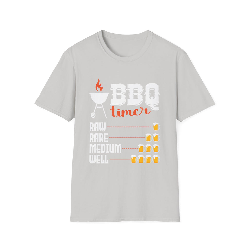 BBQ Beer Timer | Funny Grilling Gift For Dad Drinking Smoker Novelty T-Shirt