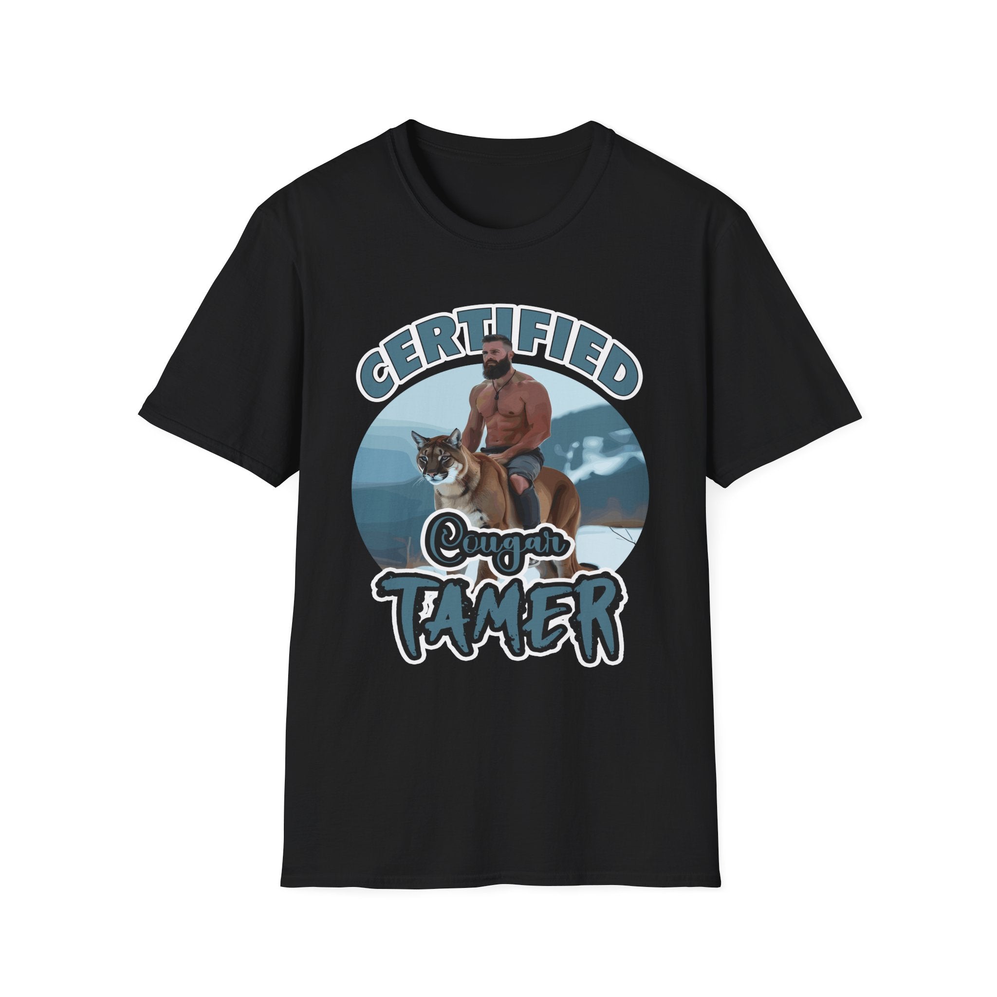 Certified Cougar Tamer | Funny Adult Humor Raunchy Gift for Him T-Shirt