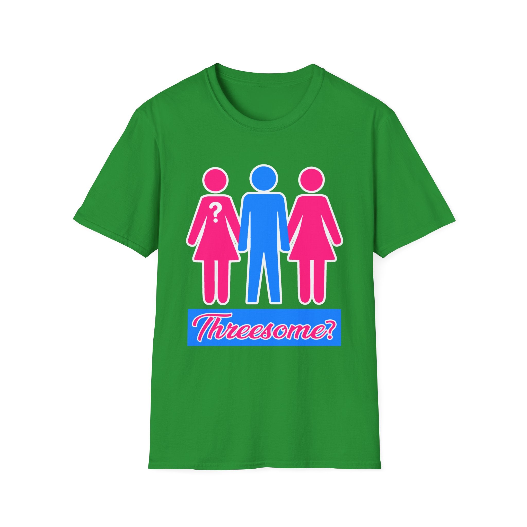 Threesome? | Funny Threesome Joke Adult Humor Gift for Couples T-Shirt