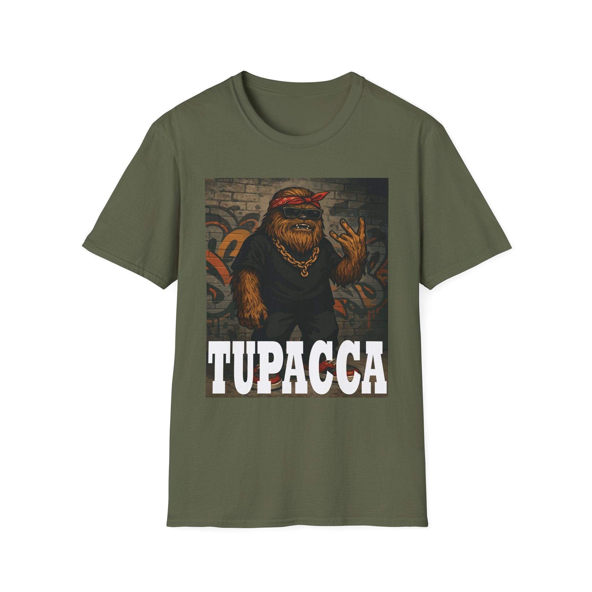 Tupacca | Funny Hip Hop Sci-Fi Mashup Wookiee Rapper Gift T-Shirt