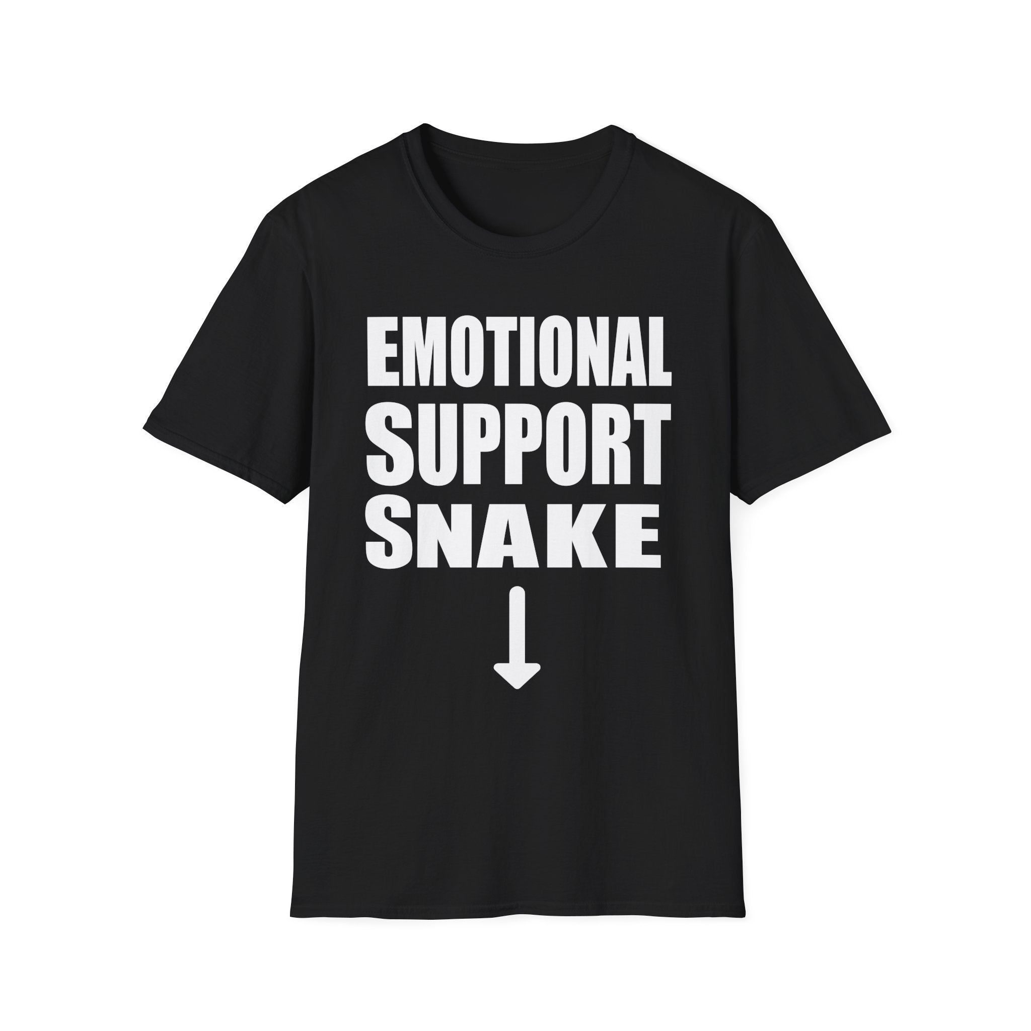 Emotional Support Snake | Funny Adult Humor Sarcastic Meme Gift T-Shirt