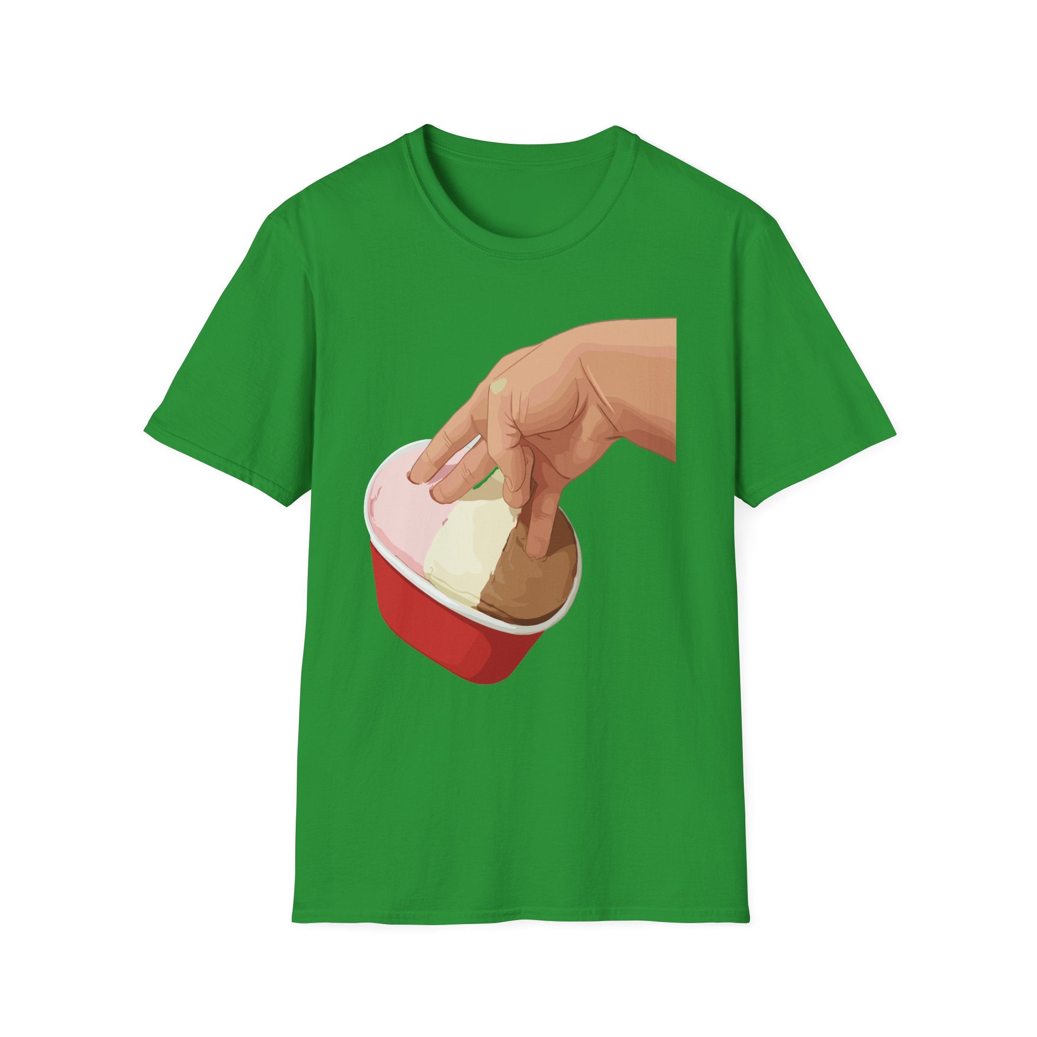 2 In The Pink 1 Stink Raunchy Ice Cream | Funny Adult Humor Gag Gift T-Shirt