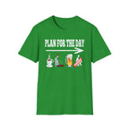 Plan For The Day Coffee Beer Grill Sex | Funny Adult Humor T-Shirt