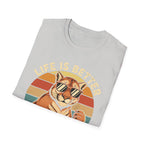 Life Is Better With A Cougar | Funny MILF Dating Graphic Gift T-Shirt