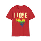 I Love Cock | Funny Adult Humor Raunchy Double Entendre Gift T-Shirt
