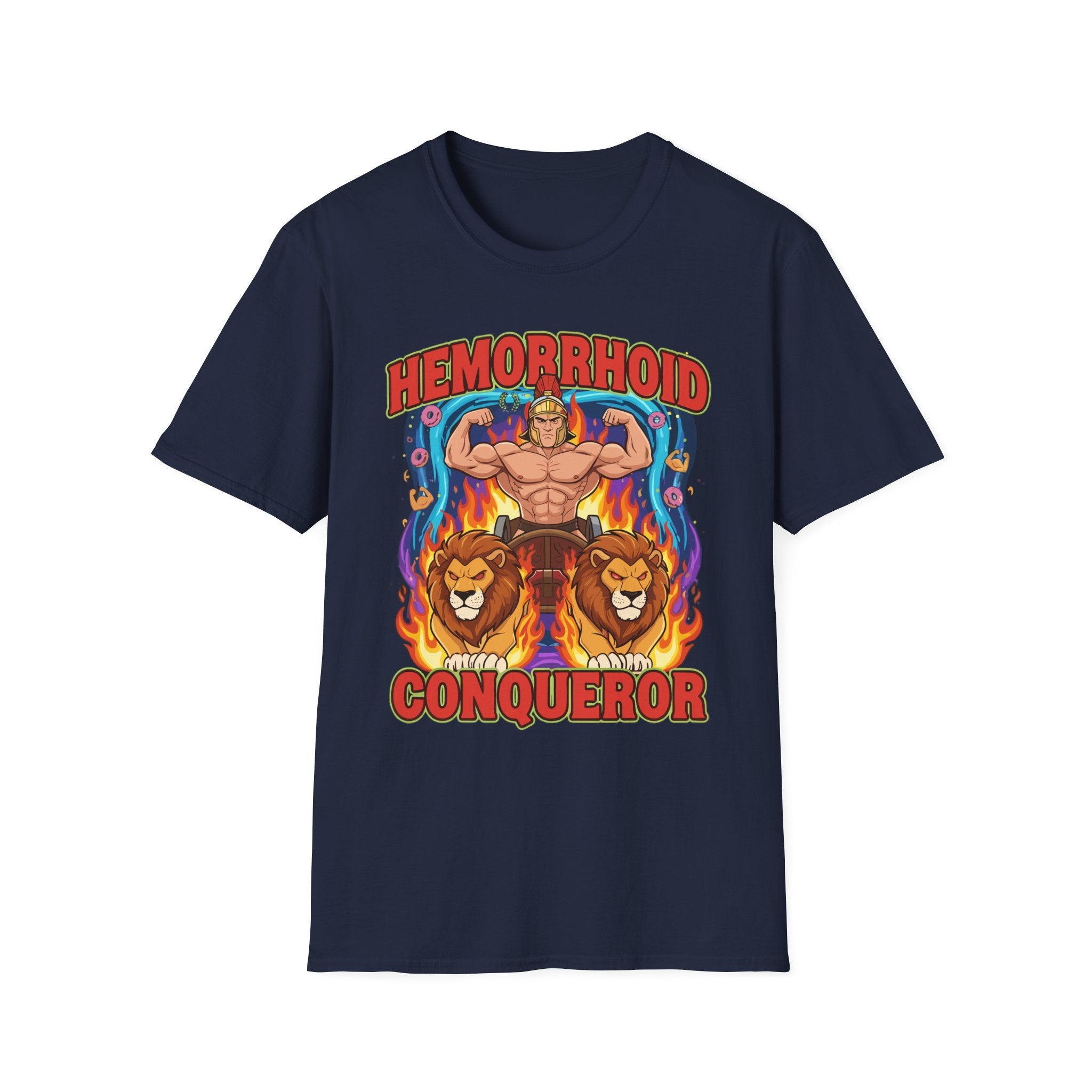 Hemorrhoid Conqueror | Funny Hemorrhoid Humor Gift for Men T-Shirt