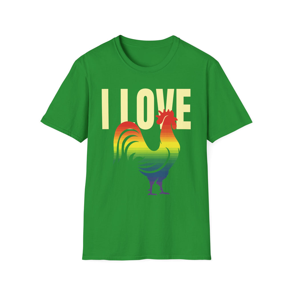 I Love Cock | Funny Adult Humor Raunchy Double Entendre Gift T-Shirt