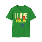 I Love Cock | Funny Adult Humor Raunchy Double Entendre Gift T-Shirt
