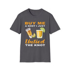 Buy Me A Shot I Just Untied The Knot | Funny Divorce Party Drinking Humor Gift T-Shirt