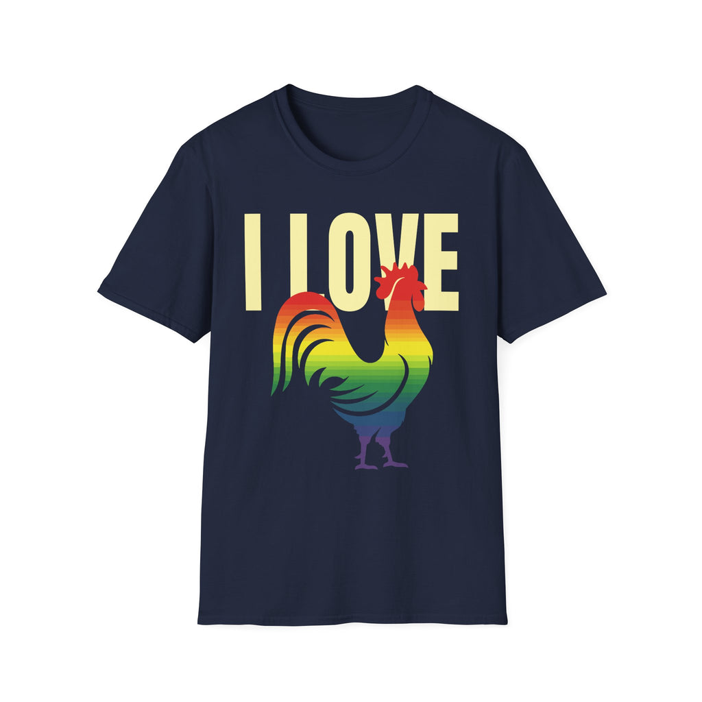I Love Cock | Funny Adult Humor Raunchy Double Entendre Gift T-Shirt