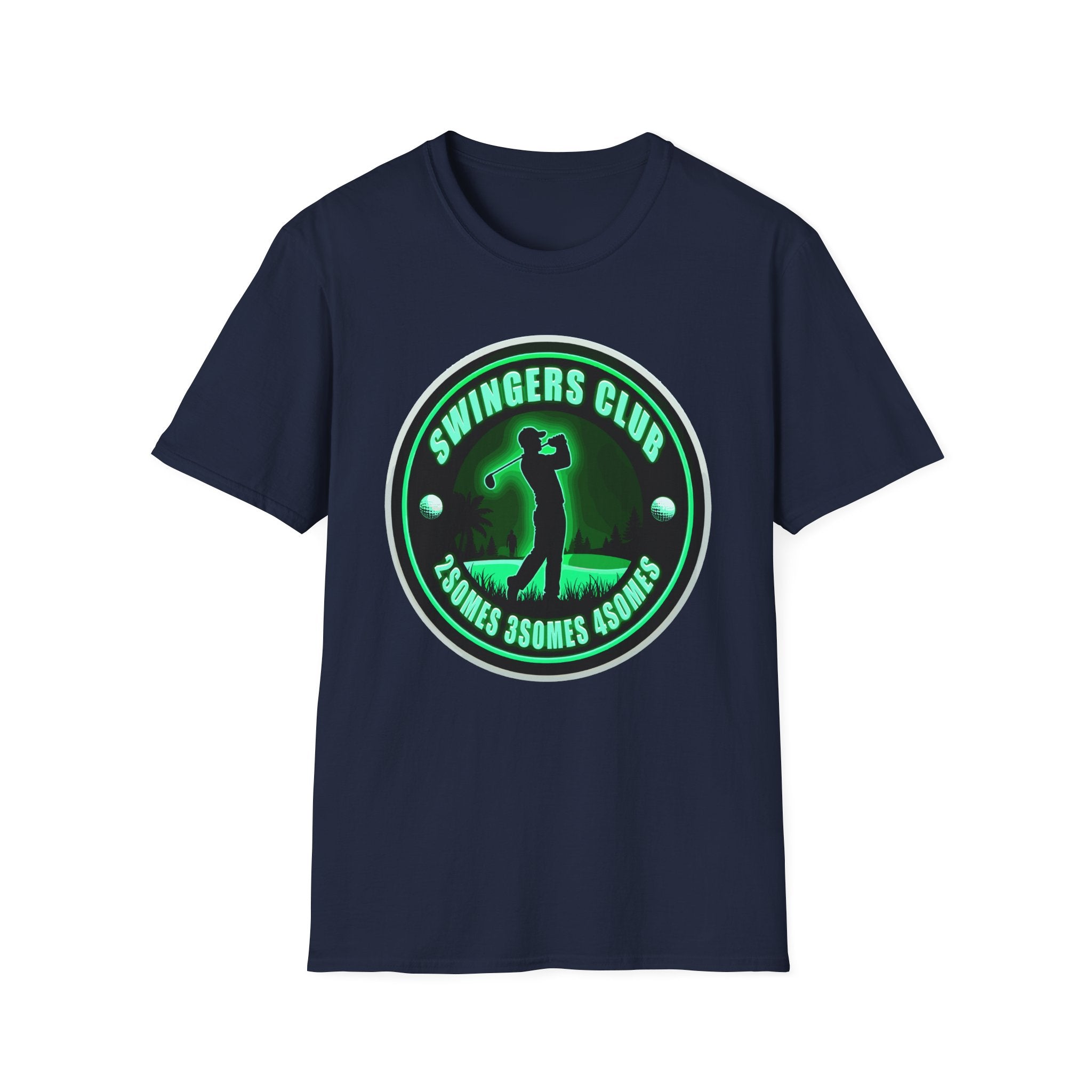 Swingers Club Funny Golf | Adult Humor Golf Joke Gift for Golfers T-Shirt