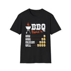 BBQ Beer Timer | Funny Grilling Gift For Dad Drinking Smoker Novelty T-Shirt