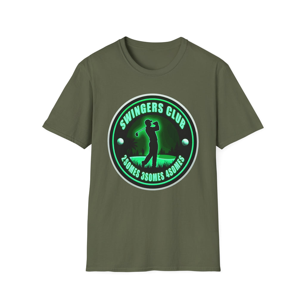 Swingers Club Funny Golf | Adult Humor Golf Joke Gift for Golfers T-Shirt
